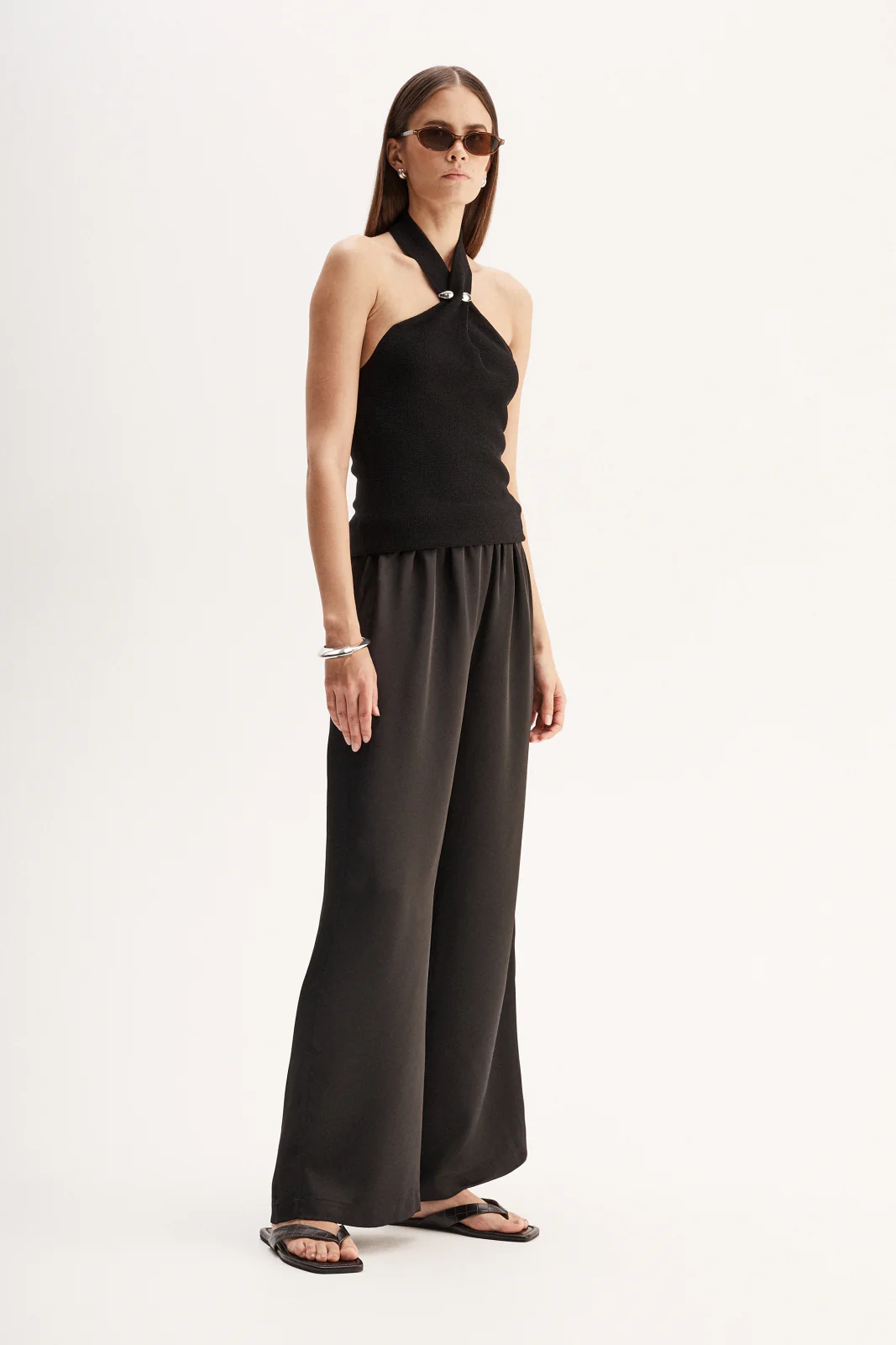 Zinnia Knit Top Black - Image 5
