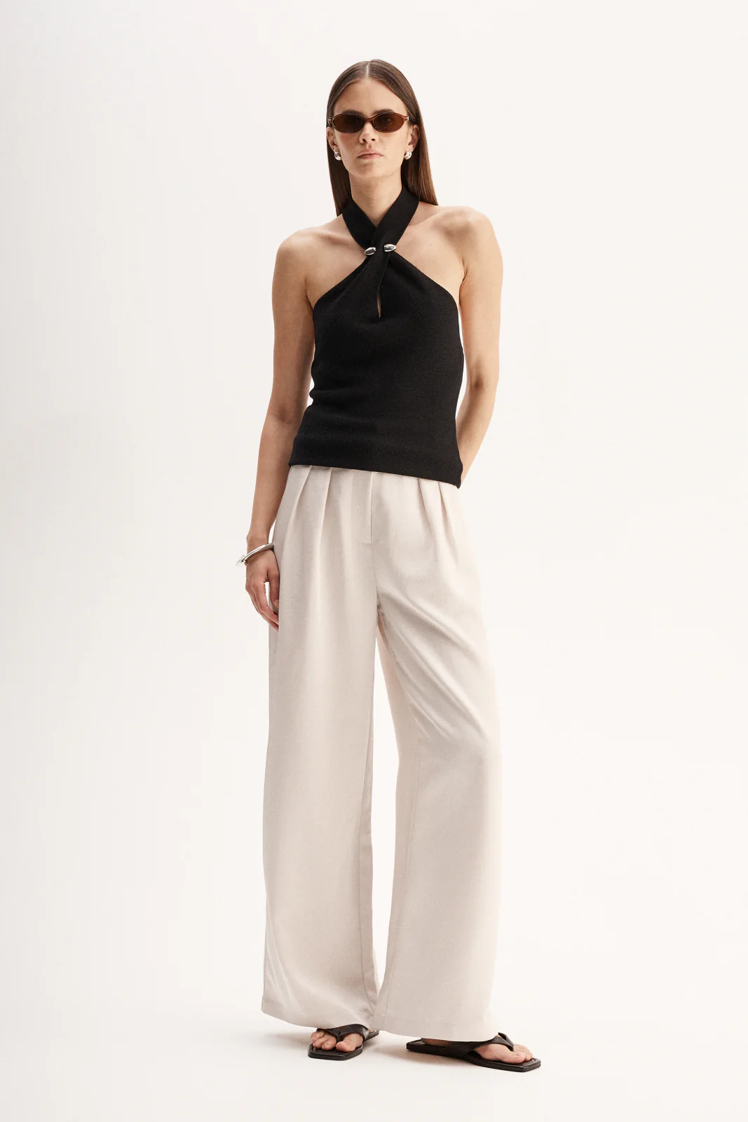 Zinnia Knit Top Black - Image 7